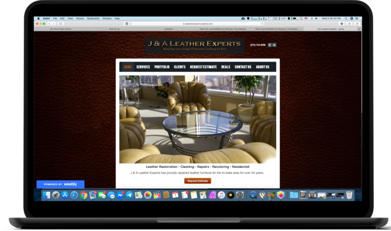 j-a-leather-experts-website-design