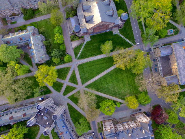 Princeton NJ from above.